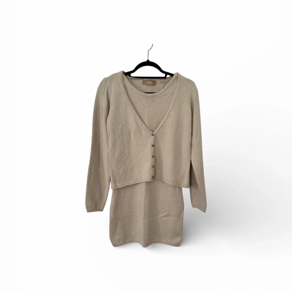 FREE PEOPLE SADIE MINI DRESS AND SWEATER SMALL - Picture 5 of 7